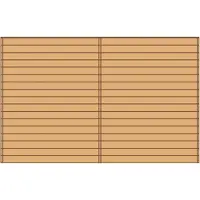 Solid Voorwand ‘s7737’ Hout 390x245cm