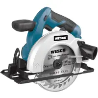 Wesco Cirkelzaag Ws2914.9 - 18v Accu (zonder Accu) - Pendelfunctie