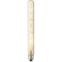 Home Sweet Home Edison Vintage LED filament lichtbron Tube - Amber - Spiraal - Retro LED lamp - 3/3/30cm - geschikt voor E27 fitting - Dimbaar - 5W 500lm 2700K - warm wit licht