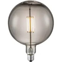 Home Sweet Home Ledfilamentlamp Globe G180 - Smoke - D18cm - Dimbaar - Warm Wit - E27 - 4w