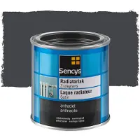 Sencys Radiatorlak Zijdeglans Antraciet 250ml