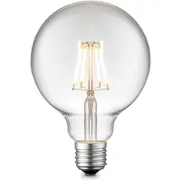Home Sweet Home Ledfilamentlamp Globe - D9,5cm - Dimbaar - Warm Wit - E27 - 6w