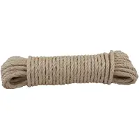 Sencys Hoogwaardig Touw - Gedraaid Sisal - Uv-bestendig - 8mm X 20m - Beige