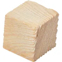 DecoMode Knop Blok Fsc Vintage 2 Stuks 28mm