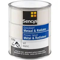 Sencys Grondverf Metaal En Radiator Wit 750ml