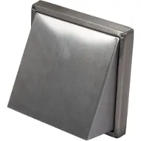 Sencys Overdrukrooster Kap Ø150mm Rvs