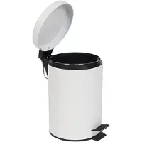 AquaVive 3l Pedal Bin Mat Wit