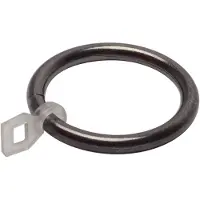 DecoMode Ring + Overklikoog Zwart Nikkel 20mm - 6 Stuks