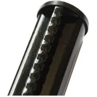 Giardino Metalen Tuinpaal - Profielpaal - Zwart - D48mm X 100cm