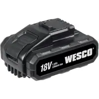 Wesco Batterij 18v Platform Ws9868 - Lithium-ion - 18v - 1,5ah - Oplaadbaar