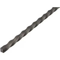 Alberts Vierkante Stang Gedraaid Ruwstaal Warm Gewalst 8x8mm 2m