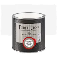 Perfection Houtlak Lak - Hoogglans - Zuiver Wit Ral 9010 - 375ml