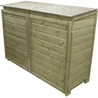 Lutra Lutrabox Afvalcontainerkast 3 Containers 223x90x125cm