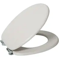 AquaVive Wc-bril - Mdf - Softclose - Verstelbaar - Wit Eik