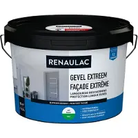 RENAULAC Gevel Extreem Muurverf - Mat - Wit - 2,5l