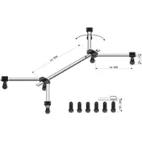 SANINSTAL Calodar Regelbare Poten Voor Douchebak 90-120cm