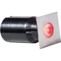 HEISSNER Vlonder spot | | 3 W (RVS, RGB licht, Vierkant)