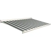 Domasol Knikarmscherm F10 - Crème - Doek D408 - Handmatig - Uv-bestendig - 500x300cm