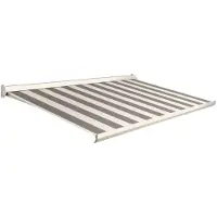 Domasol Knikarmscherm F10 - Crème - Doek D515 - Handmatig - Uv-bestendig - 350x300cm