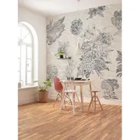 Overig Fotobehang Botanical Papers - Bruin - 2,80m X 400cm