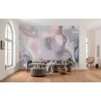 Komar Fotobehang Shimmering Waves - Roze - 2,80m X 400cm