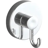 Wenko Haakset Vacuum-loc Rond 2 Stuks Zelfklevend Chroom