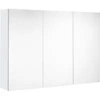 Allibert Spiegelkast Look 100cm Vde 3 Deuren Glanzend Wit