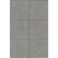 Praxis Wandtegel Fossi - Keramiek - Grijs - 10x10cm - Pakketinhoud 0,5m²