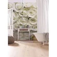 Komar Fotobehang A La Rose - Wit - 2,54m X 368cm