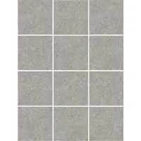 Praxis Fossiel Wandtegel - Grijs - Glanzend - 10x10 Cm - 0,50 M²