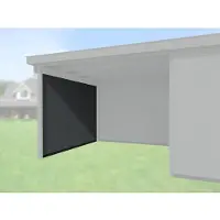 Weka Zijwand Voor Tuinhuis 172 295cm Antraciet