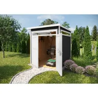 Weka Tuinhuis 265 - Antraciet - 205x209cm