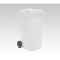Engels Witte Afvalcontainer – 240 Liter, Hdpe Kunststof