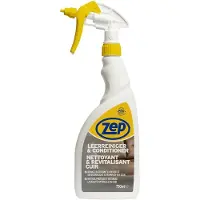 Zep Leerreiniger & Conditioner 750 ml – Reinigt, Voedt en Beschermt Leer met UV-bescherming – Voor Leren Meubels, Auto-interieur, Kleding en Tassen – 2-in-1 Spray