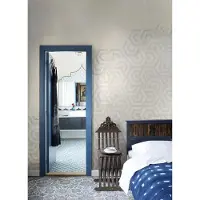 Vanilla Lime Fotobehang Print 14189 Grijs Hexagon 450x270cm
