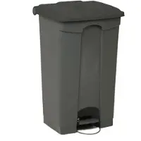 Engels Afvalbak Met Pedaal – 90 Liter, Grijs