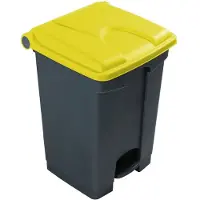 Engels Donkergrijze Pedaal-afvalbak – 45 Liter, Pp Kunststof