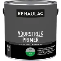RENAULAC Primer - Muur En Plafond - Mat Grijs - 2,5l