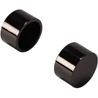 DecoMode Gordijnknop Cap Nickel 28mm - 2 Stuks