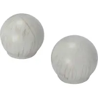 DecoMode Eindkop Cap Zwart 20mm 2x