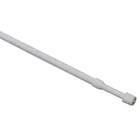 Sencys - Gordijnroede - Queen - Verstelbaar - Wit - 80-110 Cm