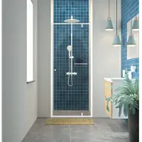 Sealskin Contour Swingdeur Nis 90cm Mat Wit - Veiligheidsglas - Douche, Douchedeuren - 8720314710809