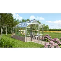 Vitavia Tuinkas Cassandra 11500 + Basis Zand - Veiligheidsglas 3mm - Aluminium - 257x448x249cm