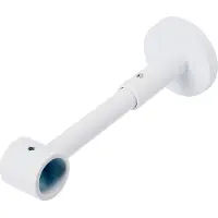 DecoMode Gordijn Steunen Inkortbaar 7-15cm Wit Mat 28mm