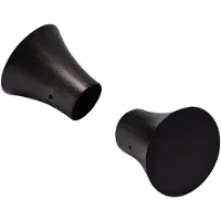 DecoMode Eindknop Gordijnroede Saxo Antraciet 28mm 2st
