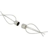 DecoMode Knop Cube Wit Mat 2 Stuks 28mm