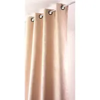 Linder Solingen Sweet Lichtdoorlatend Kant En Klaar Gordijn Suède Beige 145 X 260 Cm