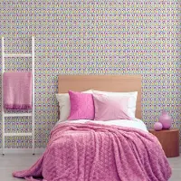 Overig Vliesbehang Good Vibes Gv24290 - Felroze - Geel - Regenboog Metallic - 10,05m X 53cm