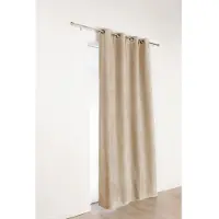 Overig Alaska Verduisterend Kant En Klaar Gordijn Beige 140 X 260 Cm
