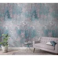 Overig Fotobehang Verweerde Metalen Platen - Blauw - Beige - Paars - 2,70m X 159cm